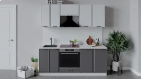 Кухонный гарнитур «Белладжио» длиной 200 см со шкафом НБ